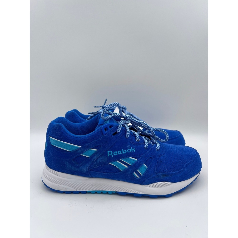 Reebok Ventilator Hexalite Mens Blue Suede Athletic Running Shoes J94291